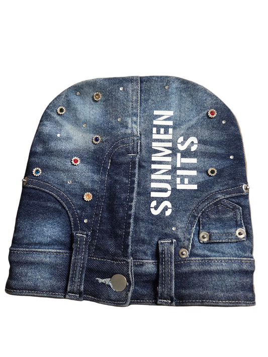 Galaxy Stone Denim Beanie